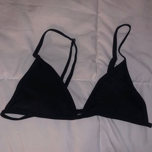 Black swim top